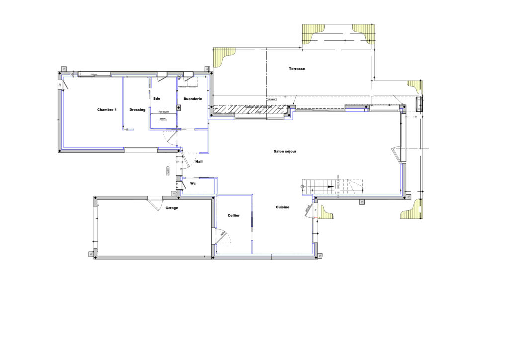 Maison design avec volume et caractère