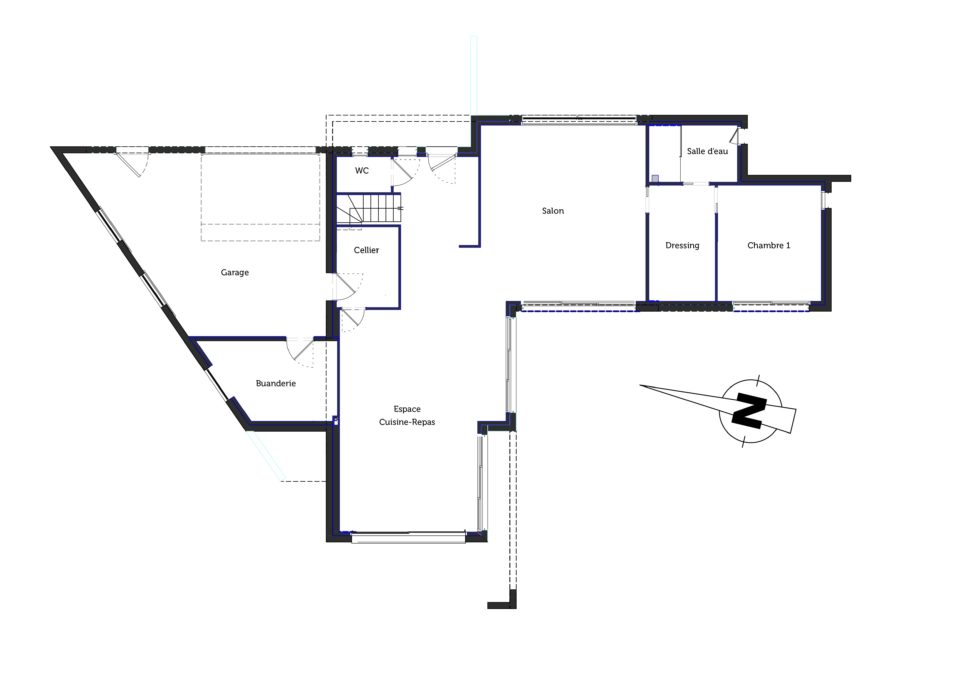 Maison design et contemporaine