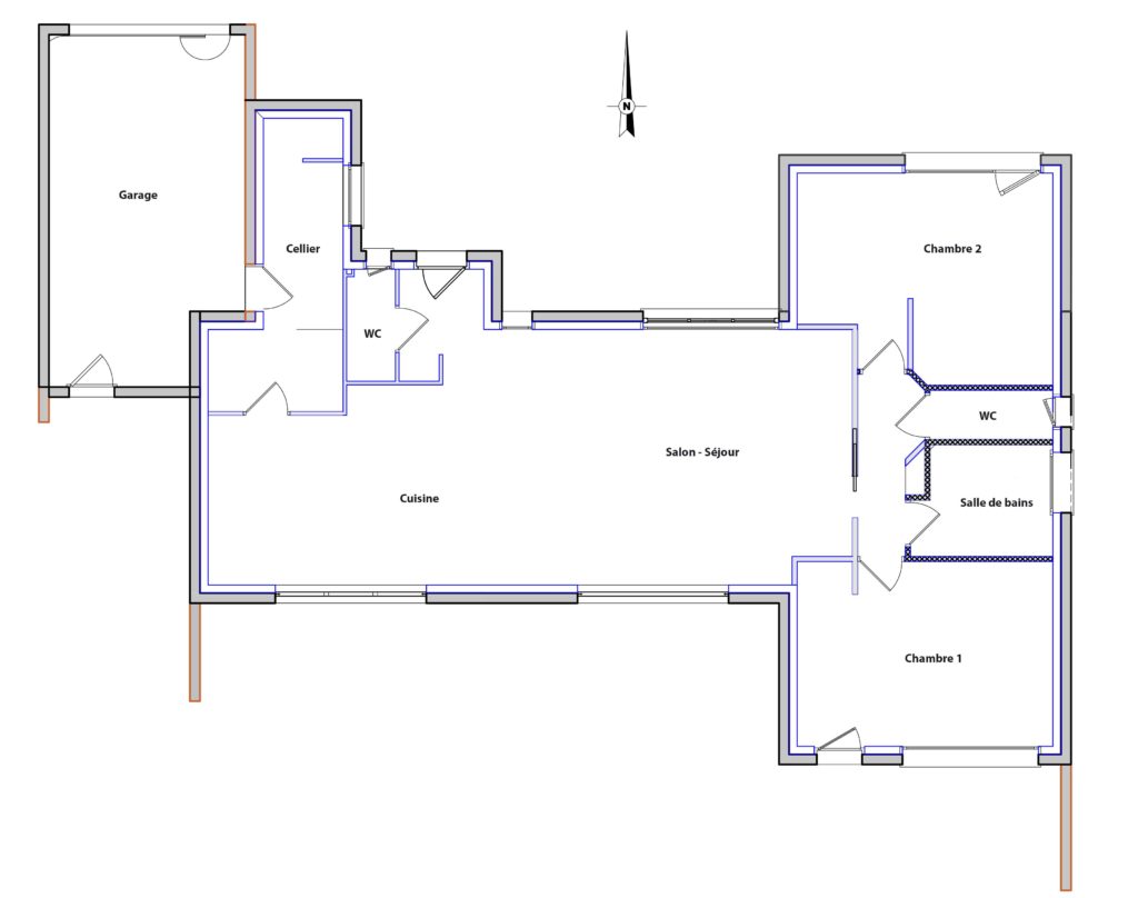 Cette maison de plain pied à l'architecture audacieuse offre un espace à offre résolument ouvert sur l'extérieur à ses habitants