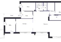 Plan rez-de-chaussée maison individuelle Vannes