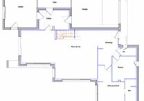 Plan rez-de-chaussée maison individuelle à Pénestin dans le Morbihan