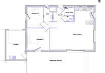 Plan maison plain-pied senior pour la retraite
