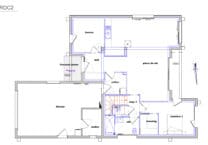 Plan maison - rez-de-chaussée
