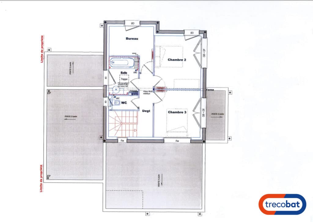 plan-étage-maison-