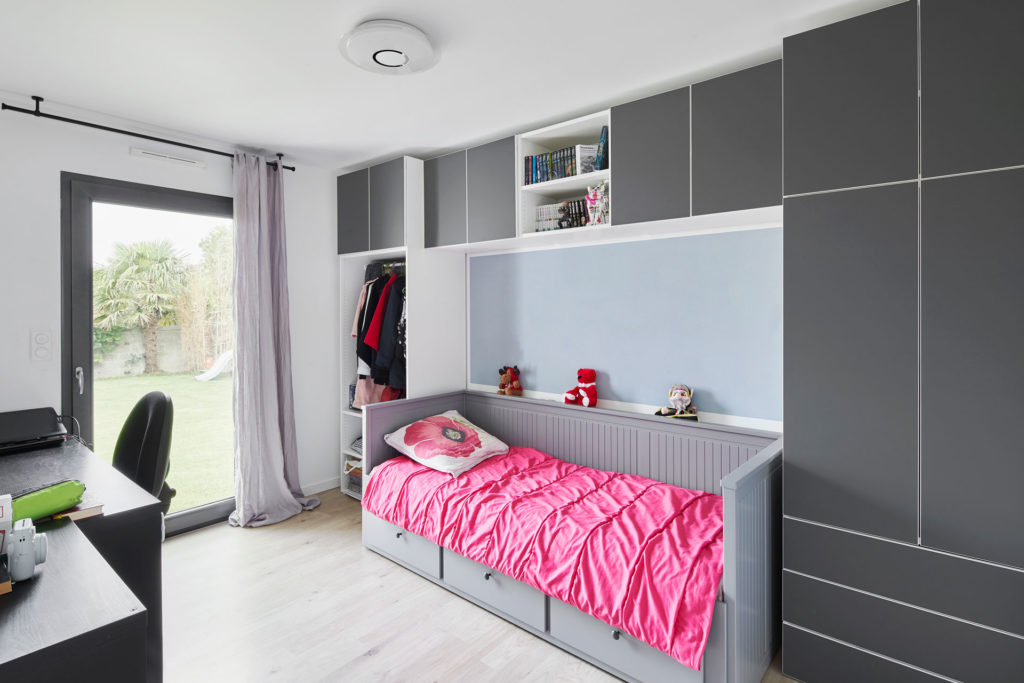 Maison familiale de plain-pied en L