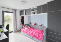 Maison familiale de plain-pied en L