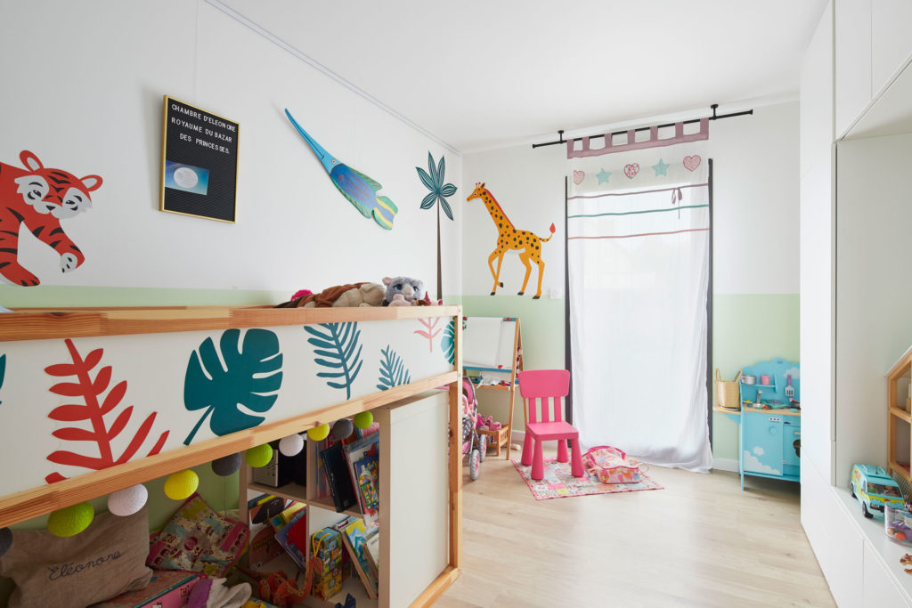 Maison familiale de plain-pied en L