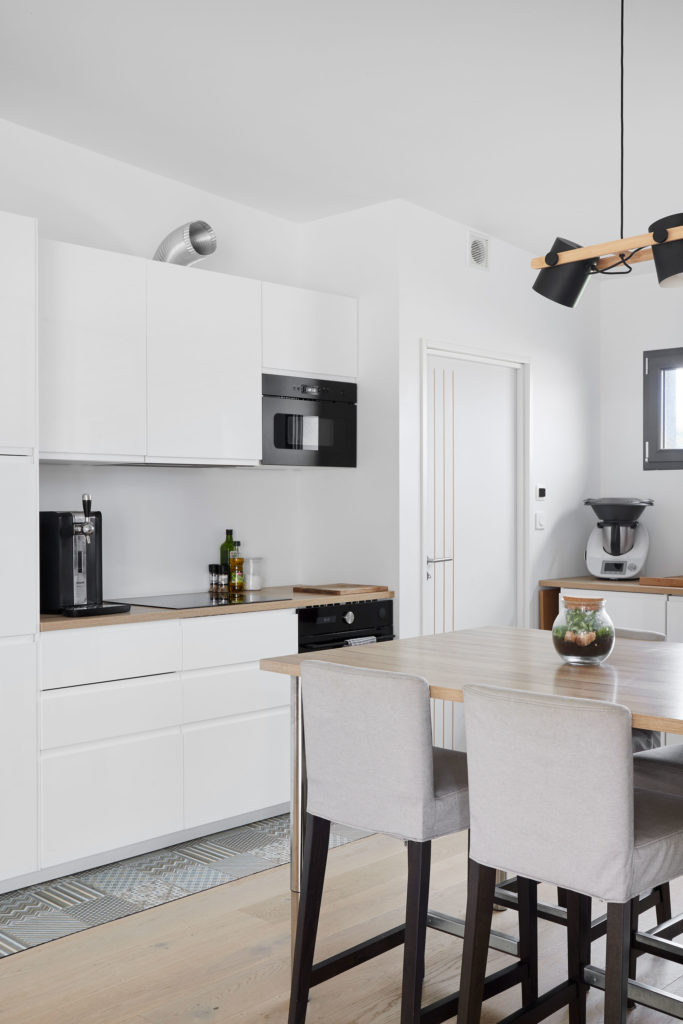 Maison familiale de plain-pied en L