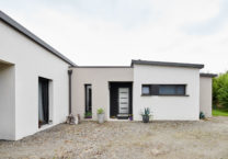 Maison familiale de plain-pied en L
