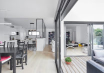 Maison familiale de plain-pied en L