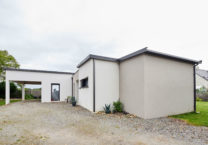 Maison familiale de plain-pied en L