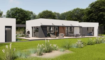 Plan de maison plain-pied design 110m²