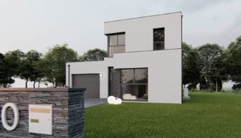 Projet de construction de maison moderne à Rennes (35)