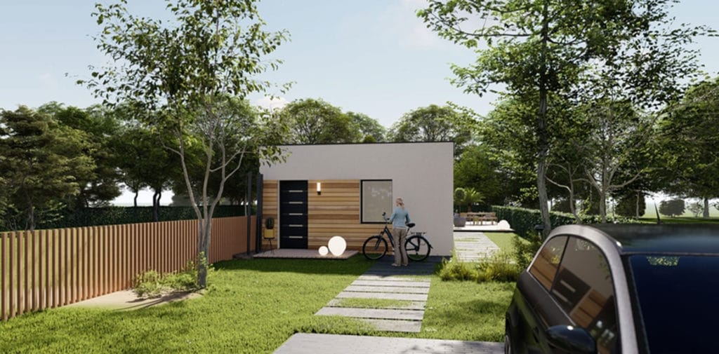 Plan de maison tout en longueur