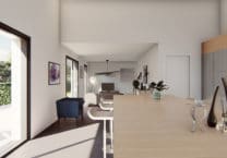 Plan de maison tout en longueur