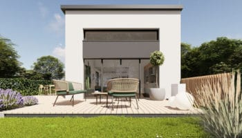 Projet de maison tout en longueur pour optimiser l’espace extérieur à Grand-Champ (56)
