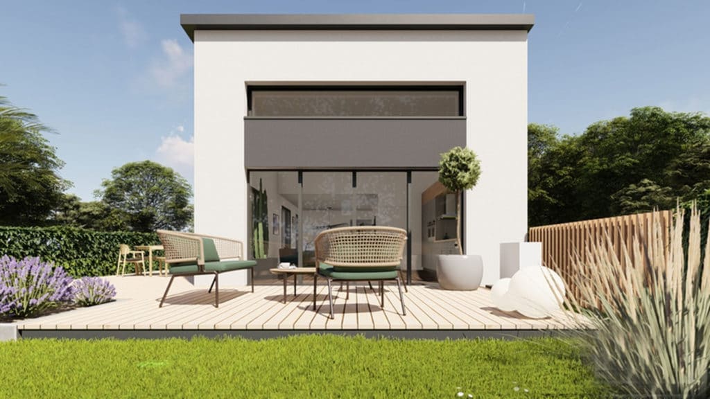 Plan de maison tout en longueur