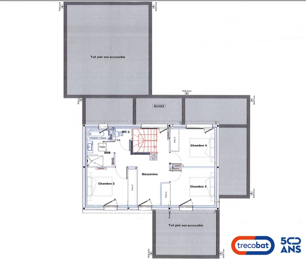 plan-étage-trecobat-lorient