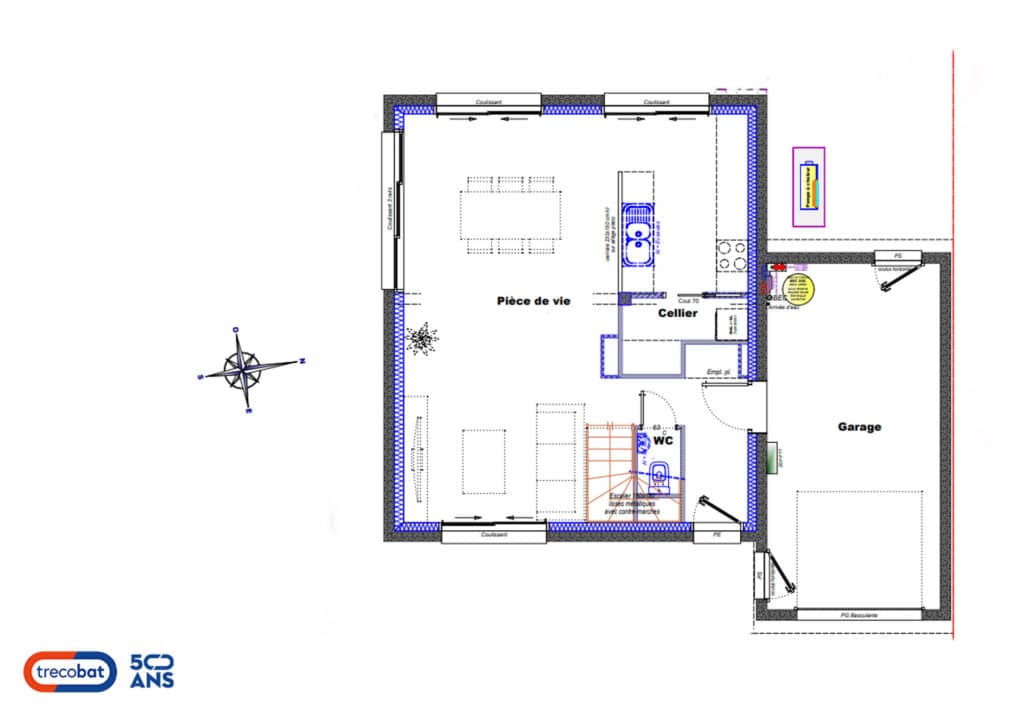 plan-rdc-maison-trecobat-nantes