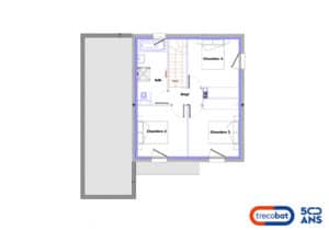 plan-étage-maison-trecobat-rennes