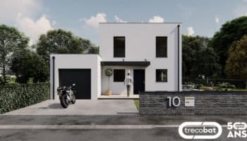 Un projet de maison cubique à proximité dans Rennes (35)