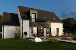 Maison+Terrain de 3 pièces avec 2 chambres à Saint-Etienne-de-Montluc 44360 – 263751 € - JLD-26-10-29-49