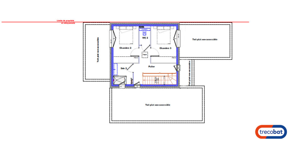 plan-étage-maison-