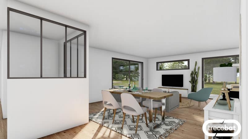 Plan de maison plain-pied confortable