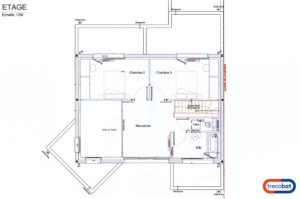 plan-étage-maison-moderne-rennes