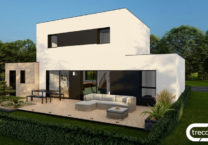 Plain maison individuelle écologique
