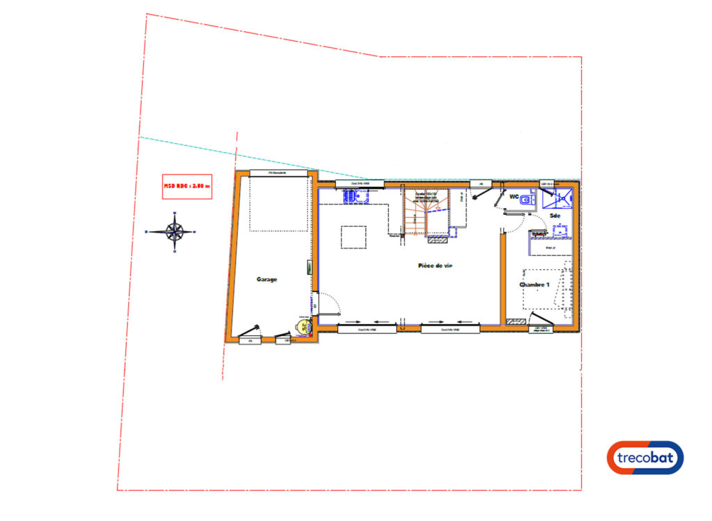 plan-rdc-maison-écologique-
