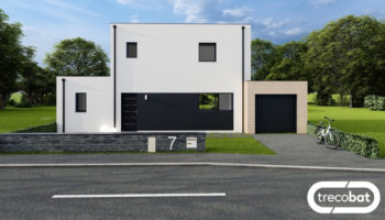 Plain maison individuelle écologique