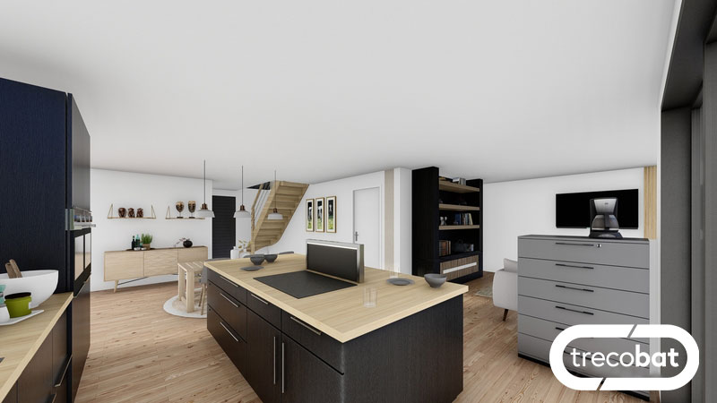cuisine-salle-manger-trecobat-rennes