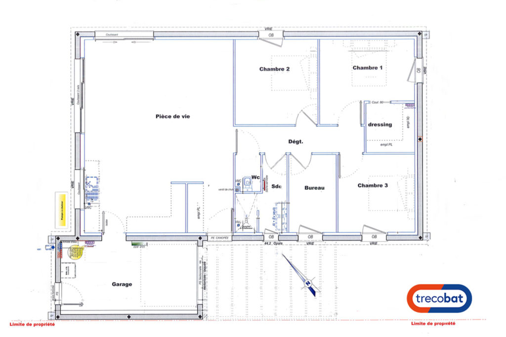 plain-pied-lotissement-plan