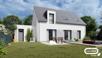Plan maison traditionnelle en lotissement