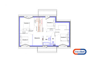 plan-etage-maison-moderne