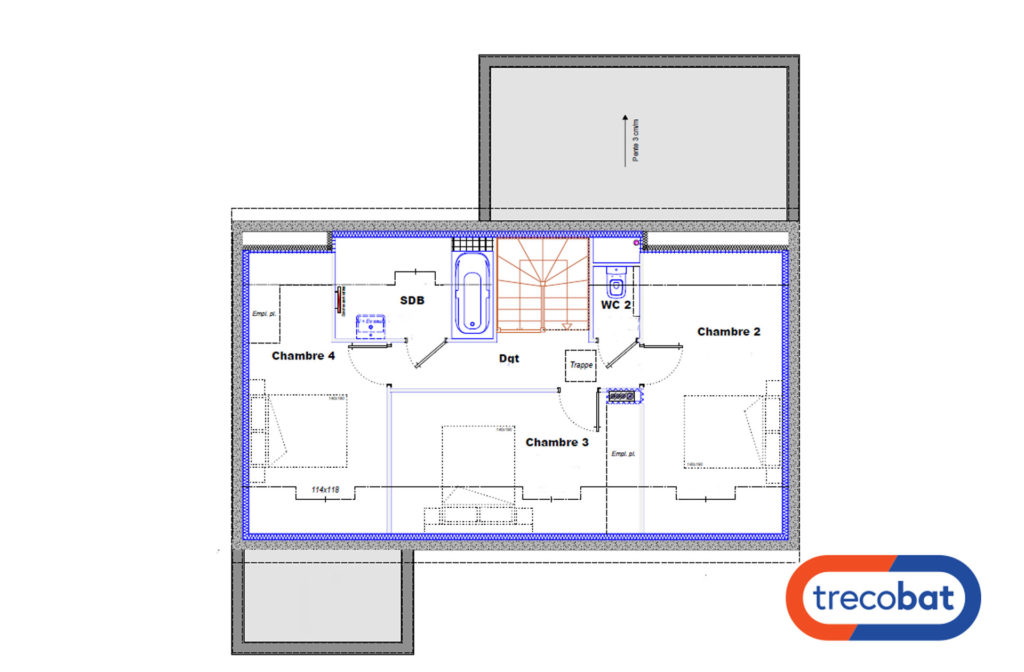 plan-étage-maison-traditionnelle-
