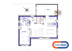 plan-maison-traditionnelle-étage-mansardé