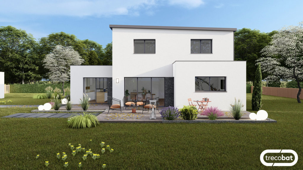 plan-maison-moderne-perspective