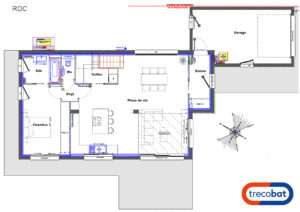 plan-rdc-maison-étage-
