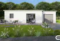 plan-petite-maison-garage-accolé