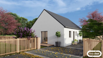 Plan petite maison de plain-pied 2 chambres