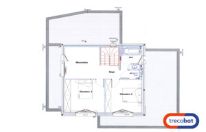 plan-étgae-maison-moderne-4chambres