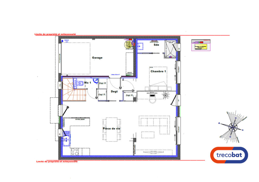 plan-maison-mitoyenne