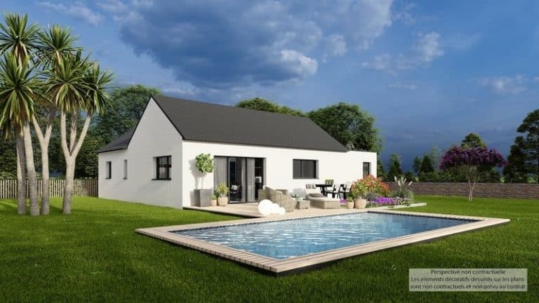 Maison+Terrain de 4 pièces avec 3 chambres à Melgven 29140 – 291000 € - LPEC-26-06-01-1