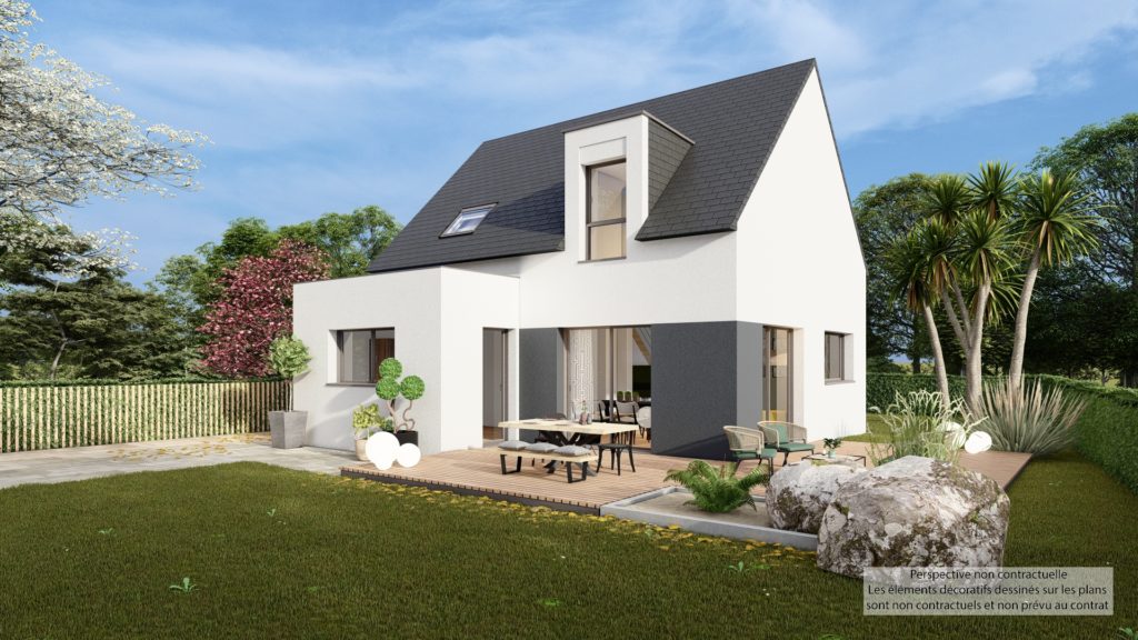 Maison+Terrain de 5 pièces avec 4 chambres à Elliant 29370 – 281000 € - YDEM-26-05-28-44