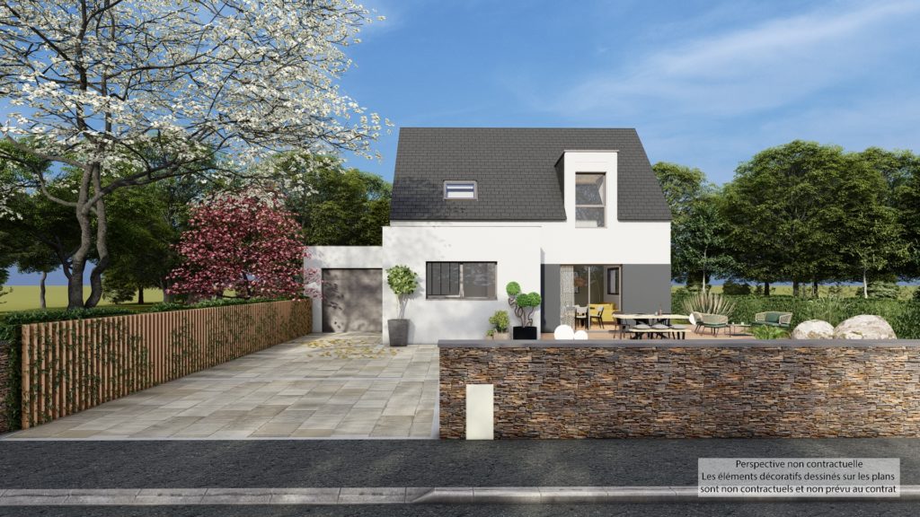 Maison+Terrain de 5 pièces avec 4 chambres à Elliant 29370 – 281000 € - YDEM-26-05-28-44