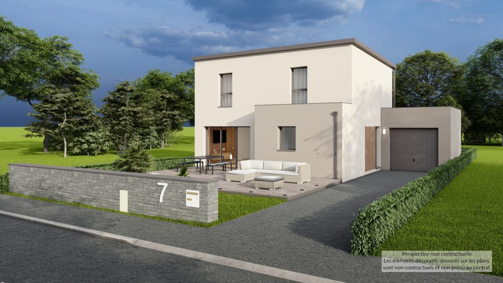 Maison+Terrain de 5 pièces avec 4 chambres à Melesse 35520 – 358000 € - HHE-26-07-07-21