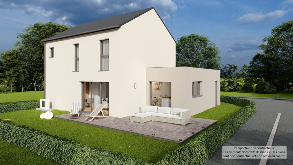 Maison+Terrain de 5 pièces avec 4 chambres à Romille 35850 – 300000 € - HHE-26-08-11-50