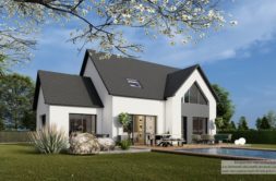 Maison+Terrain de 4 pièces avec 3 chambres à L&rsquo;Hermitage 35590 – 355950 € - MAMO-26-05-19-21